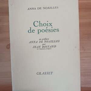 Choix de poésies