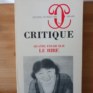 Revue Critique, numéro 488