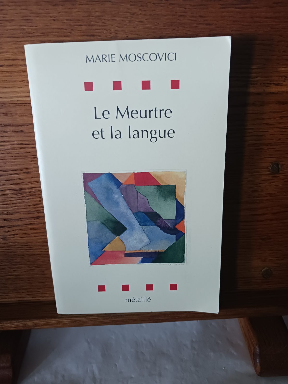 Le Meurtre et la Langue