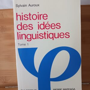 Histoire des idées linguistiques