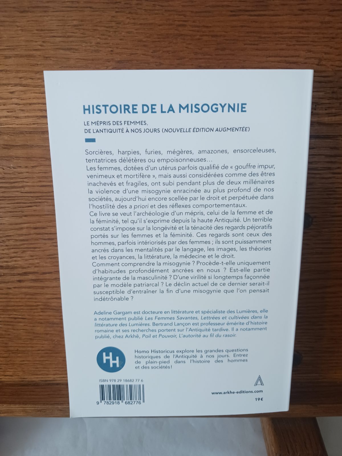 Histoire de la misogynie : le mépris des femmes de l'Antiquité à nos jours (2e éd. augmentée) Adeli… – Image 2
