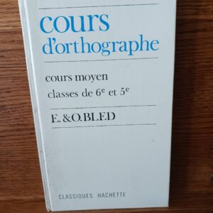 Cours d'orthographe