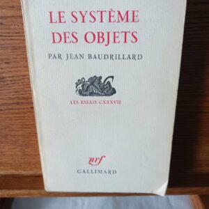 Le Système des objets