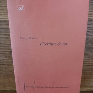 L'écriture de soi