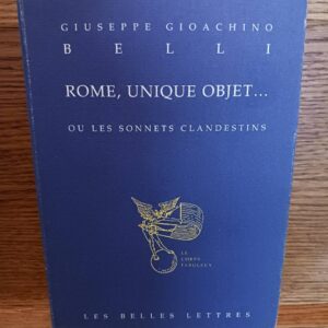 Rome, unique objet ou Les sonnets clandestins