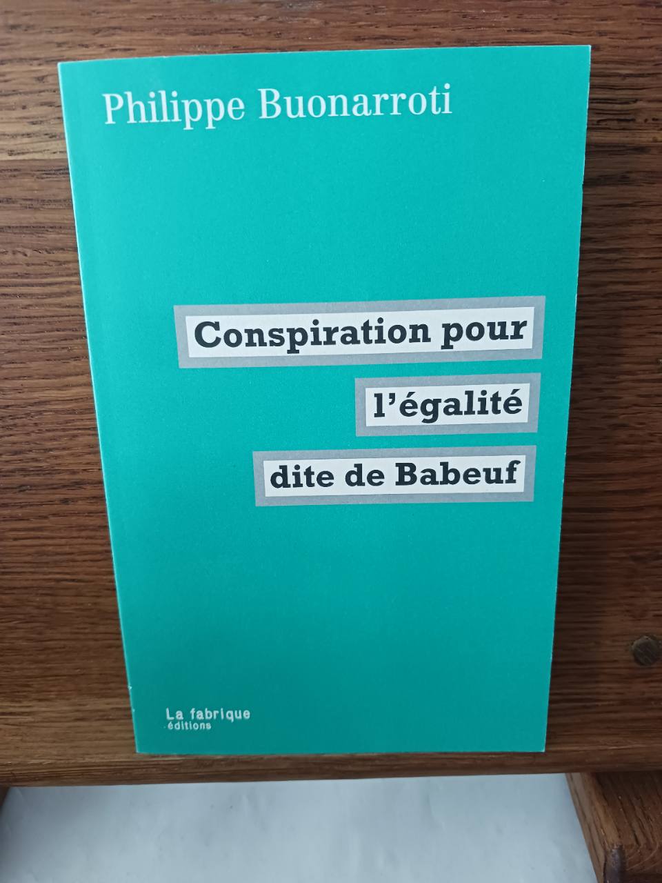 Conspiration pour l'égalité dite de Babeuf