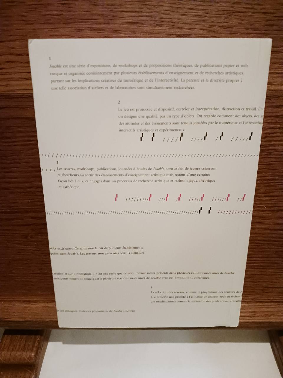 Jouable : art, jeu et interactivité : Genève - Kyoto - Paris : expositions - workshops - colloque – Image 2