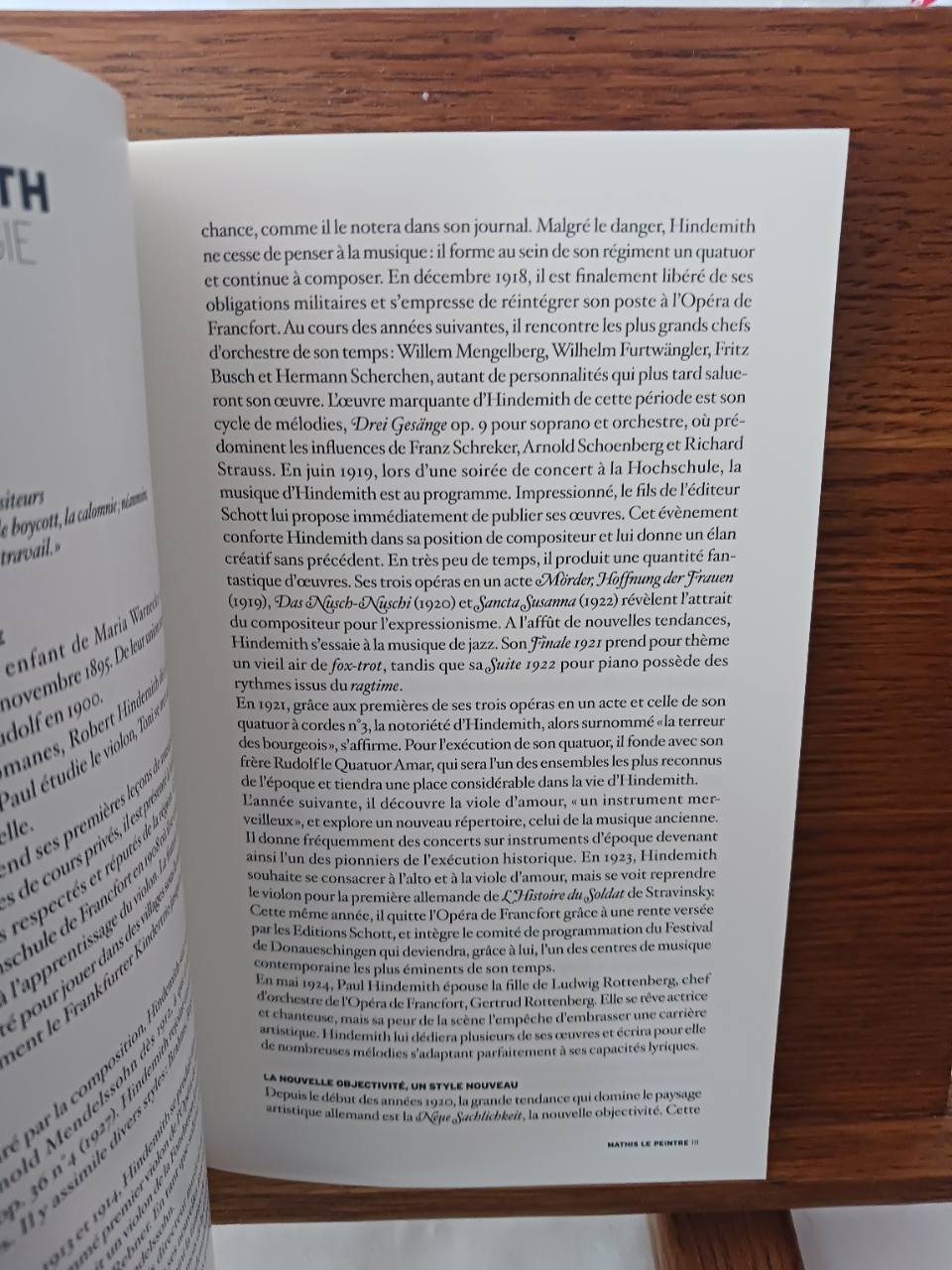 Mathis le peintre, Hindemith : livret intégral bilingue et guide d'écoute, Hindemith un parcours si… – Image 2