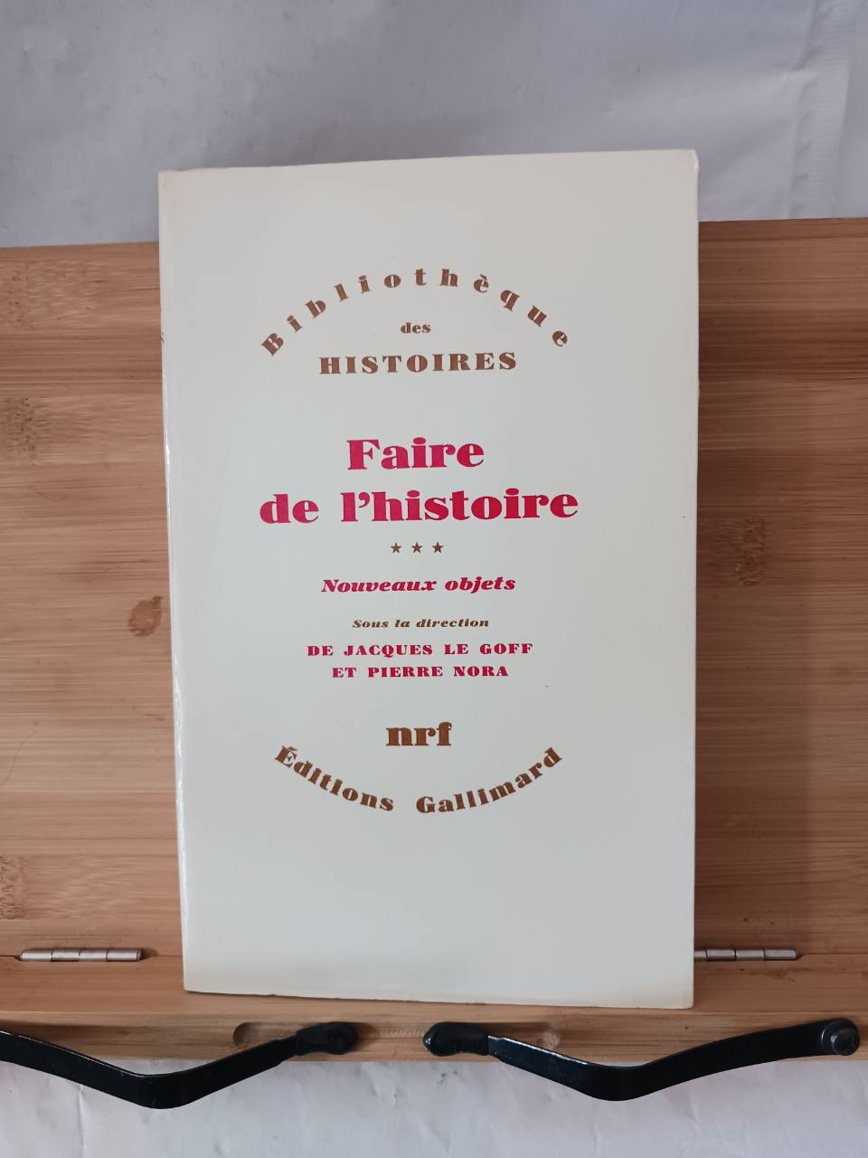 Faire de l'histoire: Nouveaux problèmes, nouvelles approches, nouveaux objets-Nouveaux problèmes…