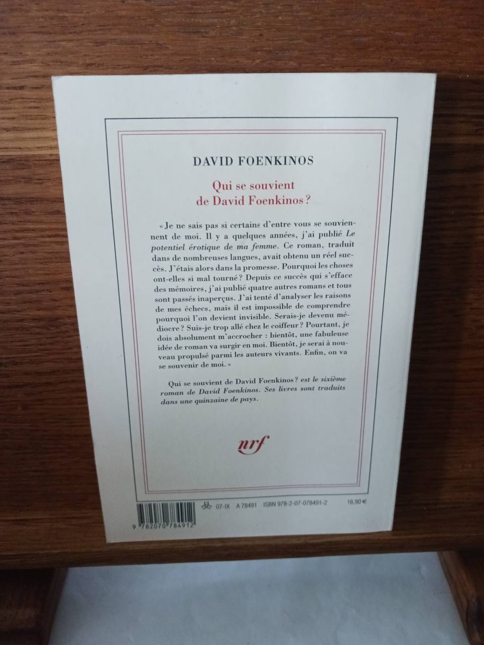 Qui se souvient de David Foenkinos ? : roman – Image 2