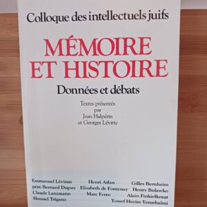 Mémoire et histoire