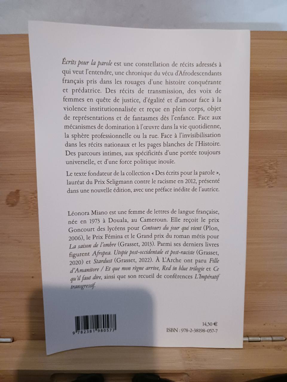 Ecrits pour la parole – Image 2