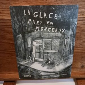 La glace part en morceaux