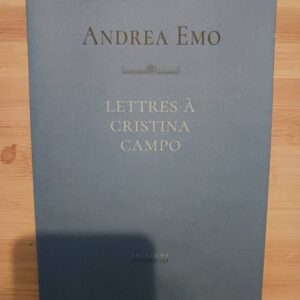 Lettres à Cristina Campo