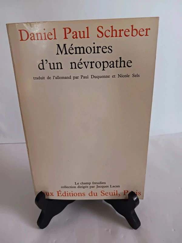 Mémoires d'un névropatheDaniel Paul Schreber 9782020027700
