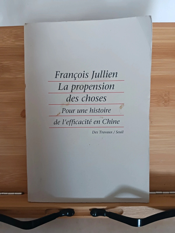 La Propension des choses. - 978-2-02-013629-7 François Julli