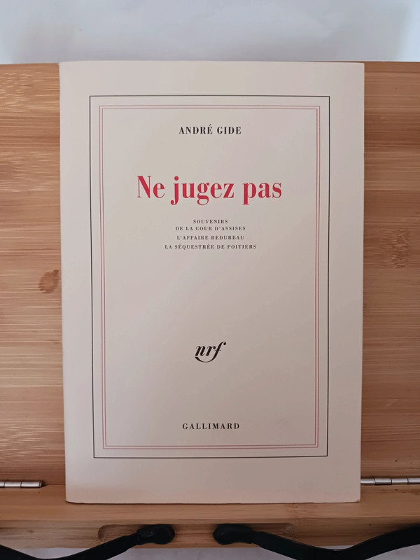 Ne jugez pas - 978-2-07-027031-6 André Gide