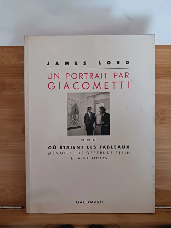 Un portrait par Giacometti, - 978-2-07-072214-3 James Lord