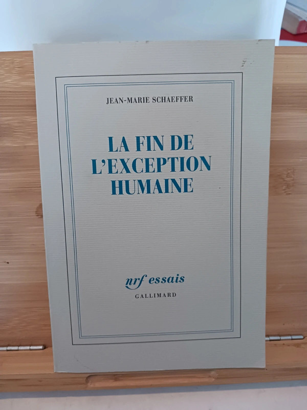 La fin de l'exception humaine - 9782070749997 Jean-Marie Sch