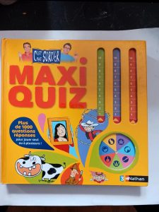 Livre choisi : Maxi quiz Lyse Harinck, Cécile Jugla, Sophie de Mullenheim (6)