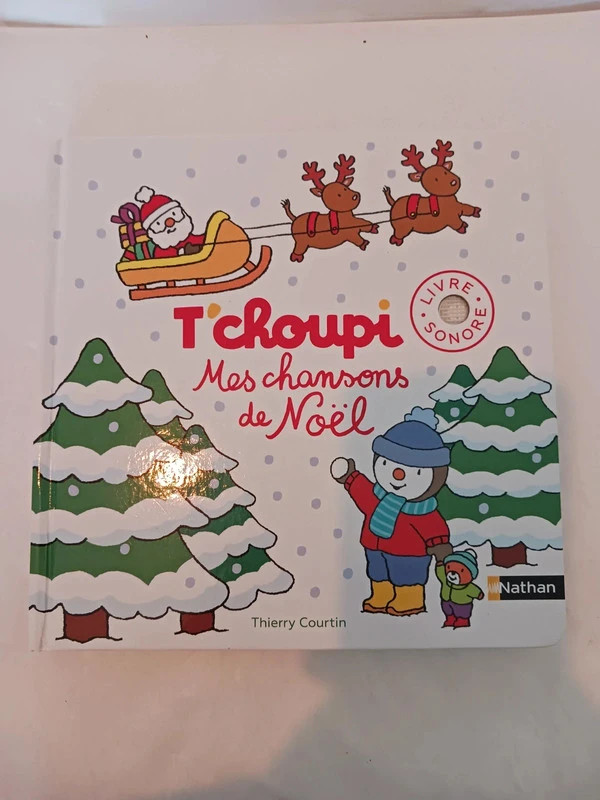 T'choupi, Mes chansons de Noël - Livre sonore - Dès 2 ansThi