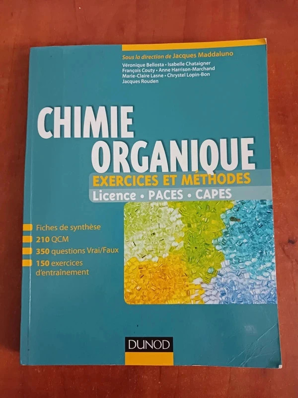 Chimie Organique - Exercices Et MéthodesJacques Maddaluno 97