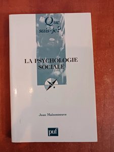 La Psychologie sociale Jean Maisonneuve