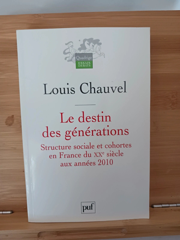 Le destin des générations - Structure sociale - 97821305837