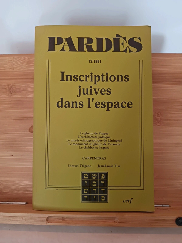 Inscriptions juives dans l'espace - 9782204043359 Cerf