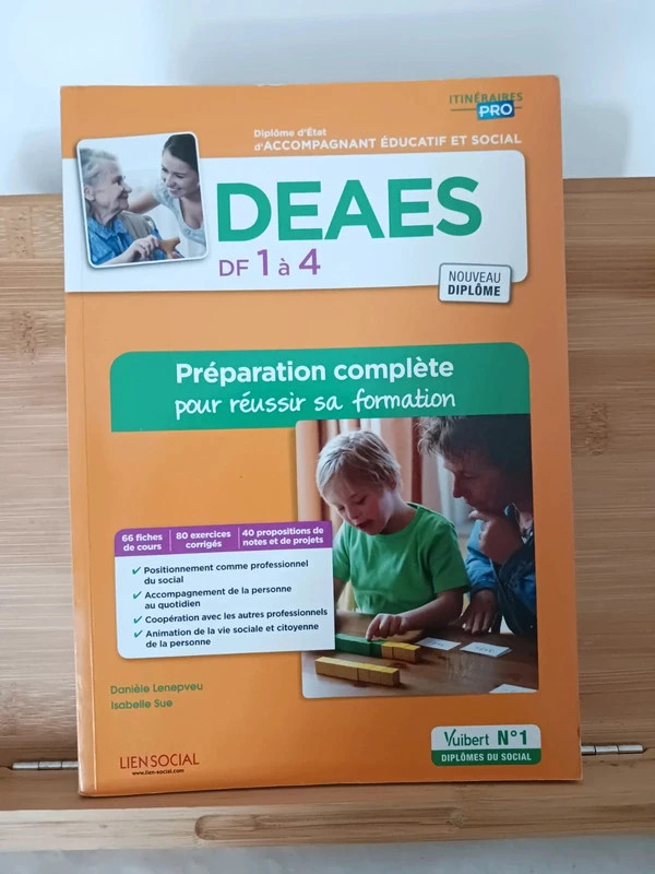Deaes - Domaines de formation 1 à 4 - 9782311203530