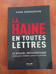 La haine en toutes lettres 9782364052604