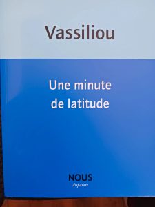 Une minute de latitude Véronique Vassiliou