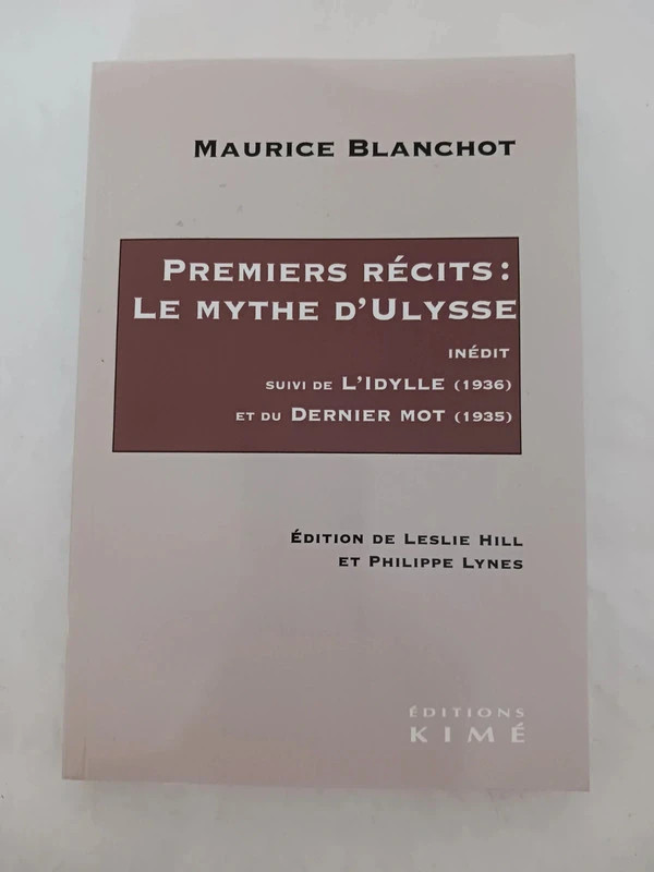 Premiers récits: le Mythe d’Ulysse - Maurice Blancho 9782380