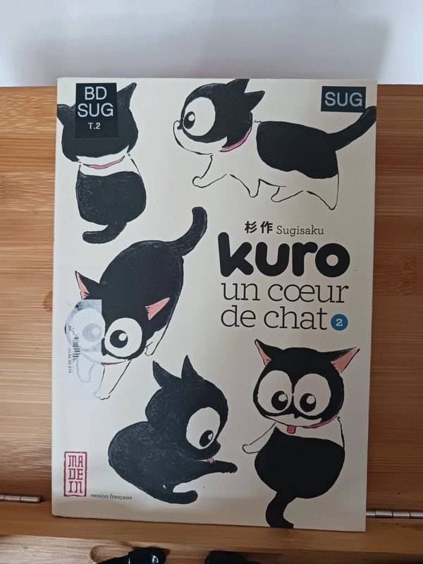 Kuro un coeur de chat - Tome 2 - 9782505063841 Sugisaku
