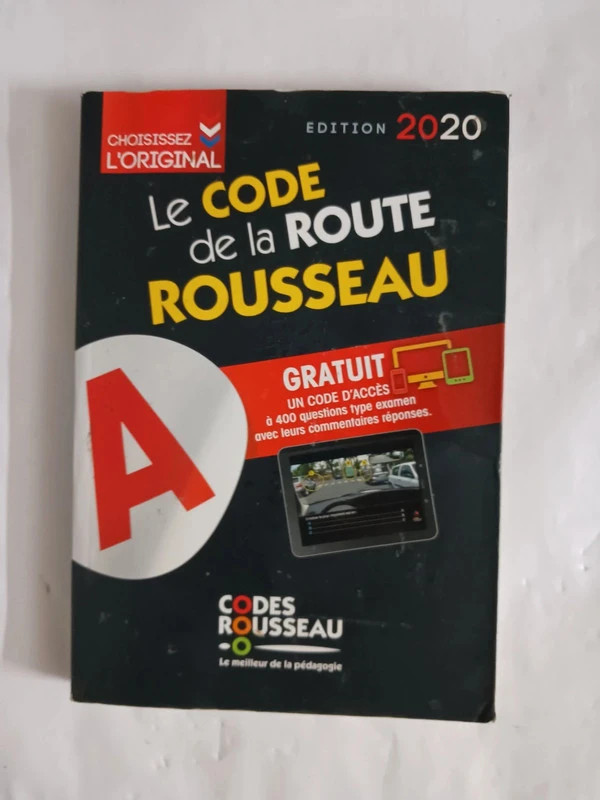 Code Rousseau de la route B 2020Codes Rousseau 9782709514965