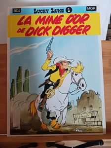 Lucky Luke, tome 1 - La Mine d'or de Dick Digger - 978-2-800