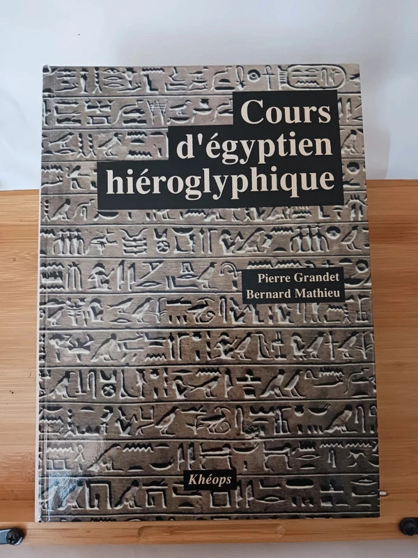 Cours d'égyptien hiéroglyphique Tome 1 - 9782950436818 Pierr