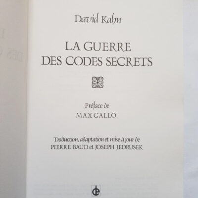 La guerre des codes secrets - David Khan