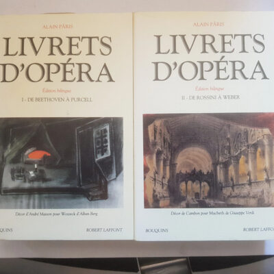 Livrets Dopera En Francais Allemand 2VOL